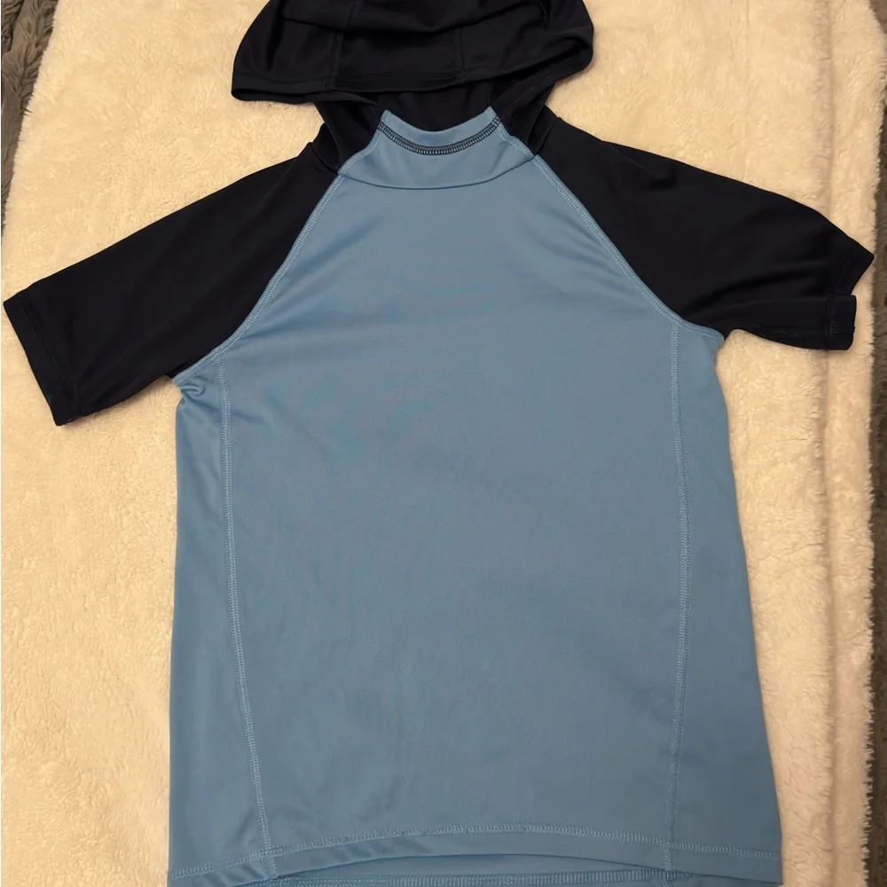 Boy’s Blue and Black Swim Shirt